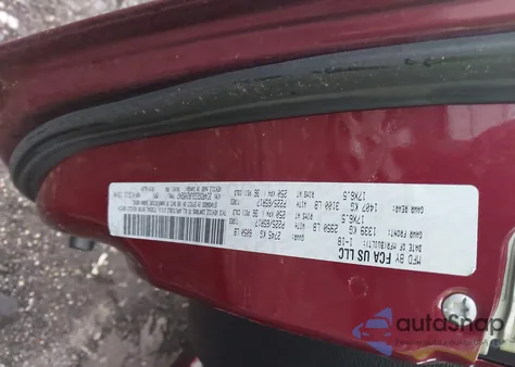 2018 Dodge Grand Caravan Gt z USA, uszkodzony, nr VIN 2C4RDGEG3JR205247